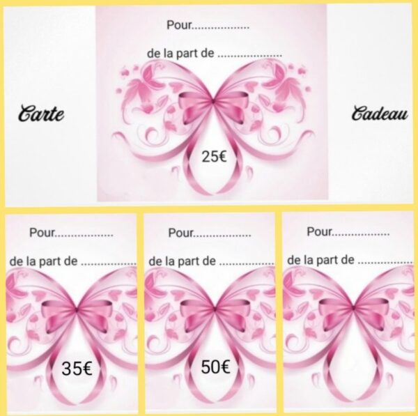 carte cadeau